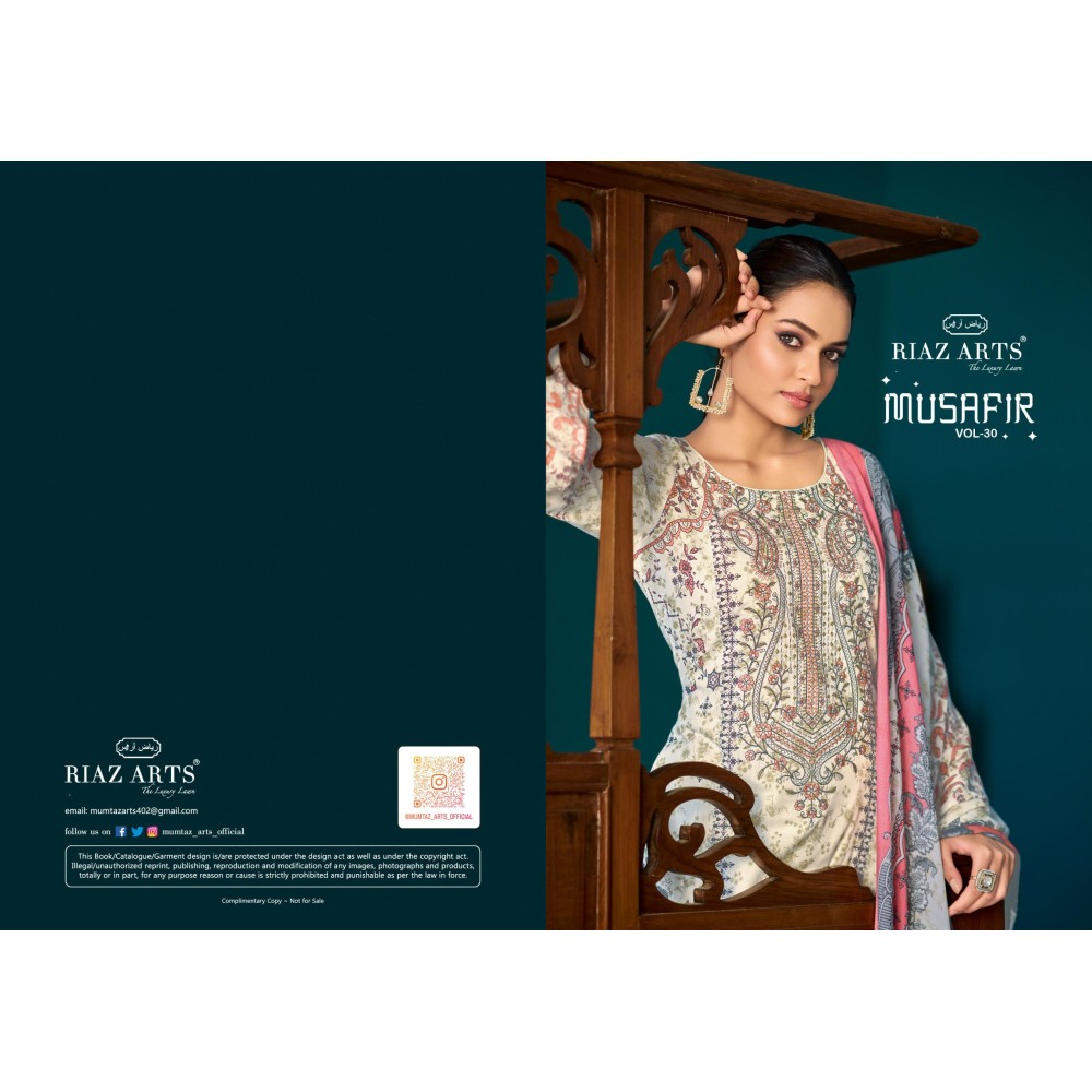 MUSAFIR 30 RIAZ (Cotton Dupatta)