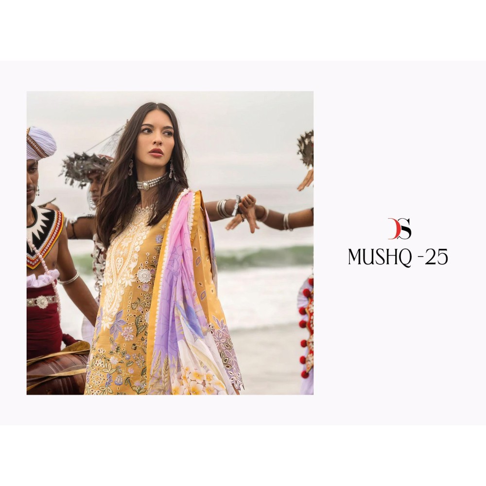 MUSHQ 25 BY DEEPSY SUITS (Chiffon Dupatta)