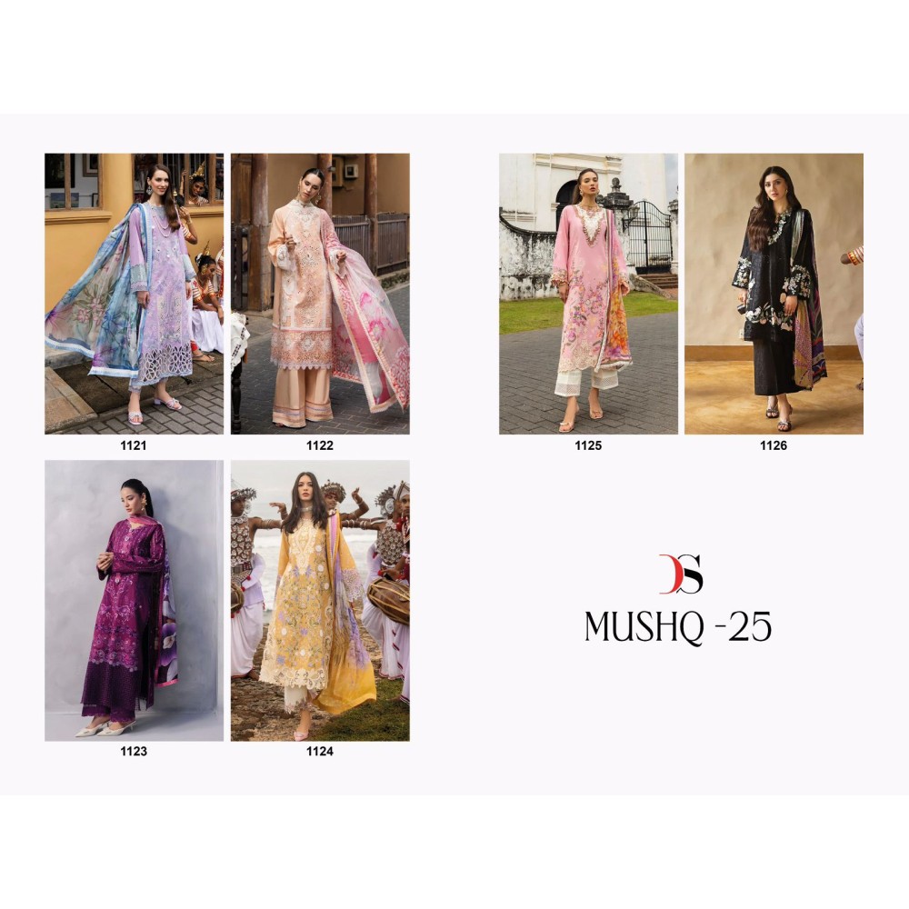 MUSHQ 25 BY DEEPSY SUITS (Chiffon Dupatta)