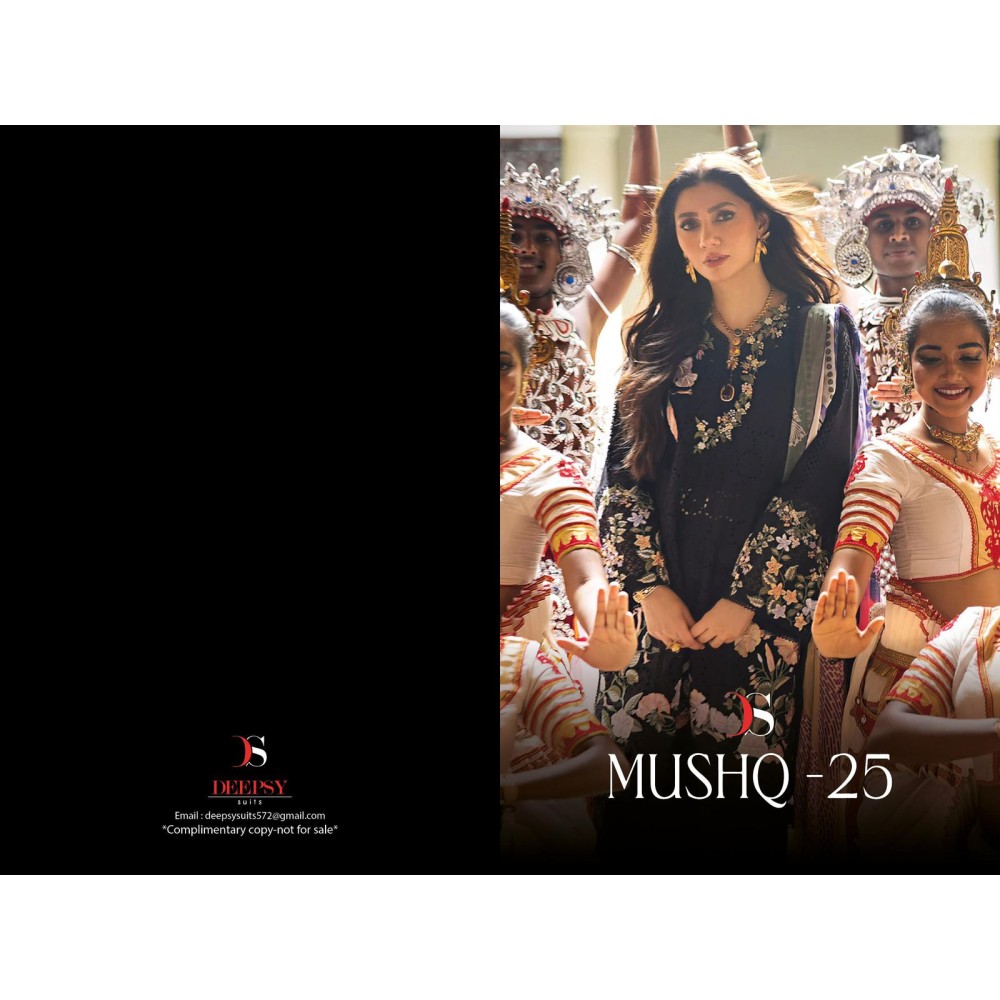 MUSHQ 25 BY DEEPSY SUITS (Chiffon Dupatta)