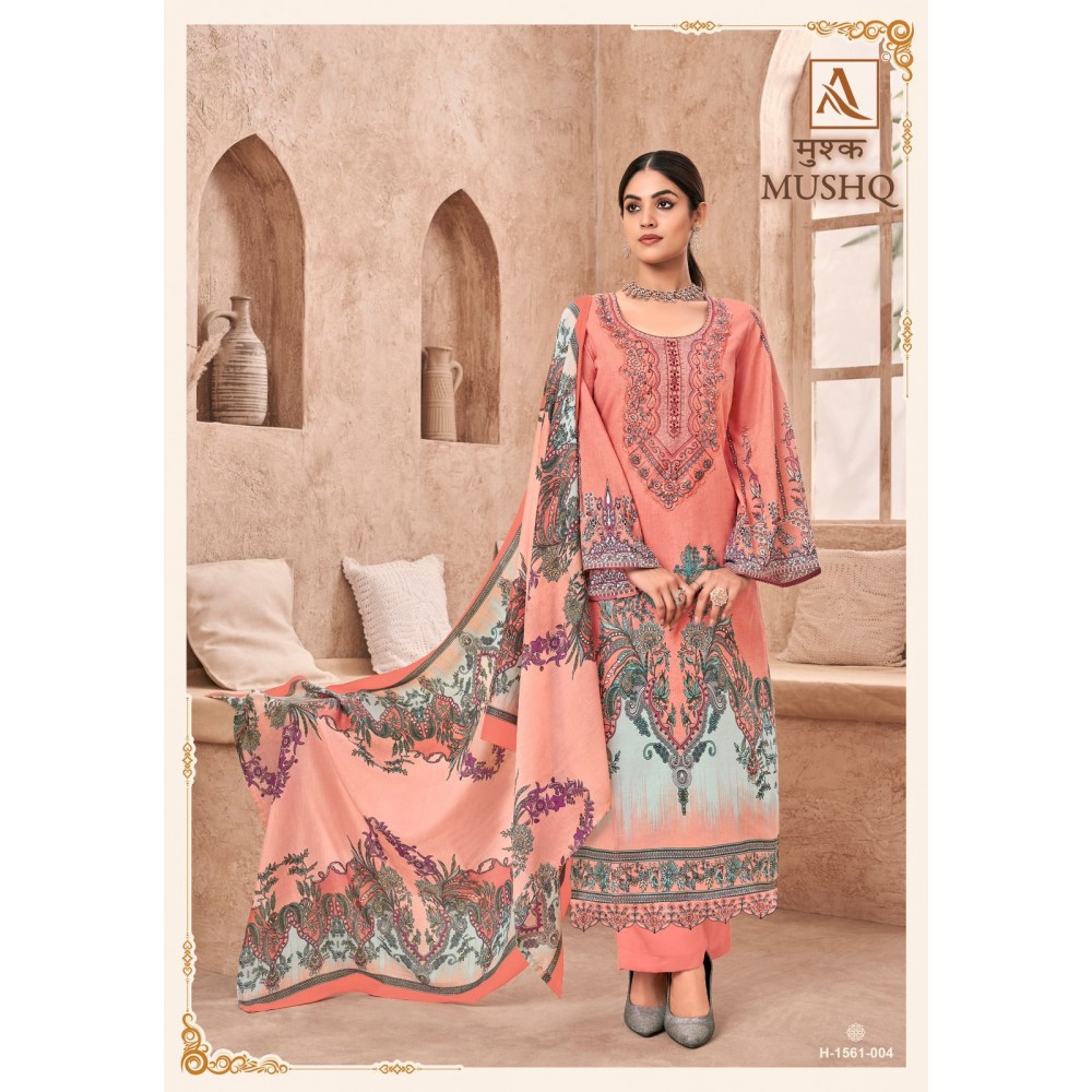 MUSHQ ALOK SUITS (Cotton Dupatta)