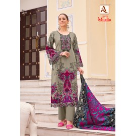 MUZLIN ALOK SUITS (Cotton Dupatta)