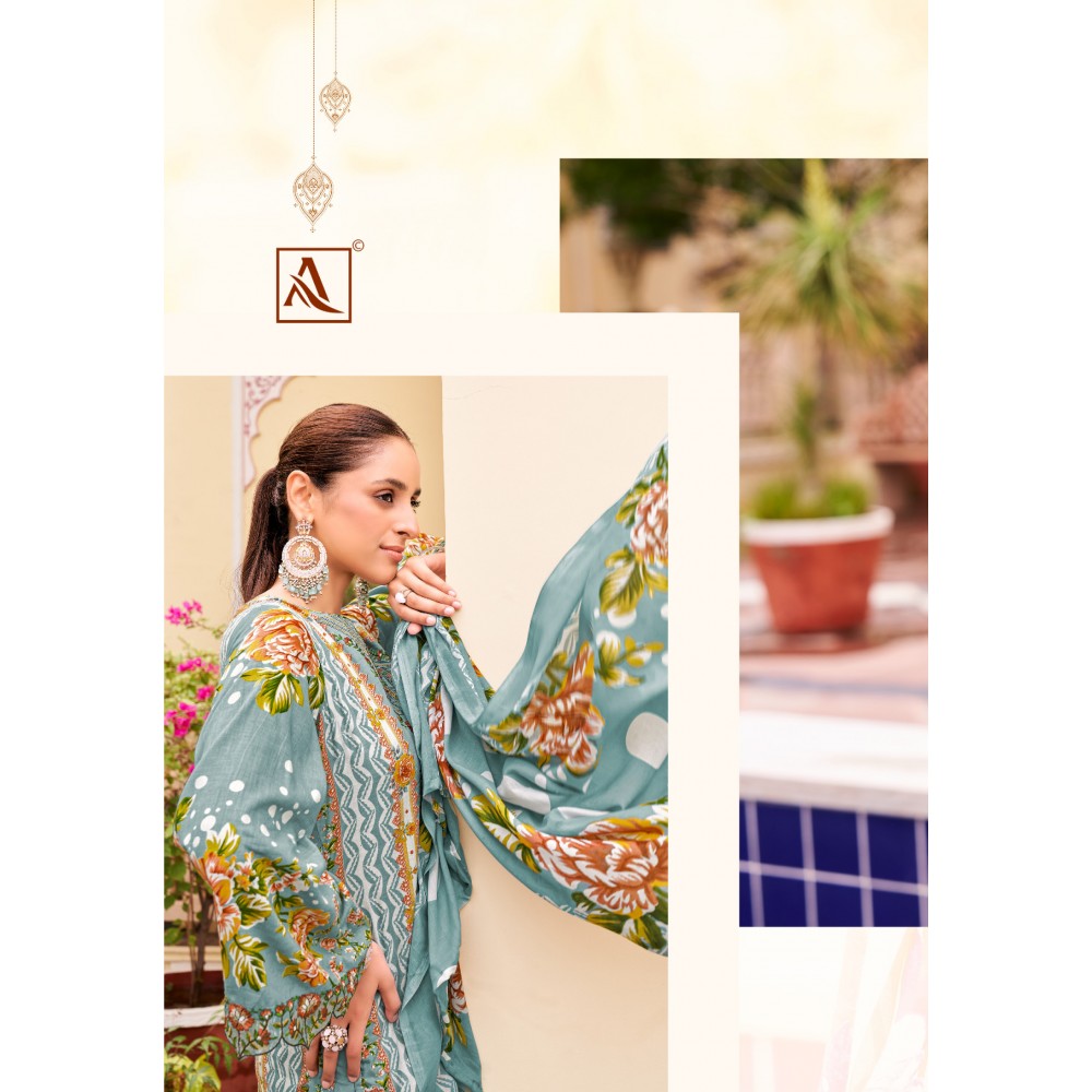 MUZLIN ALOK SUITS (Cotton Dupatta)