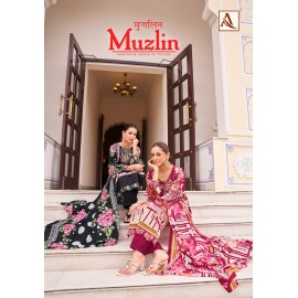 MUZLIN ALOK SUITS (Cotton Dupatta)