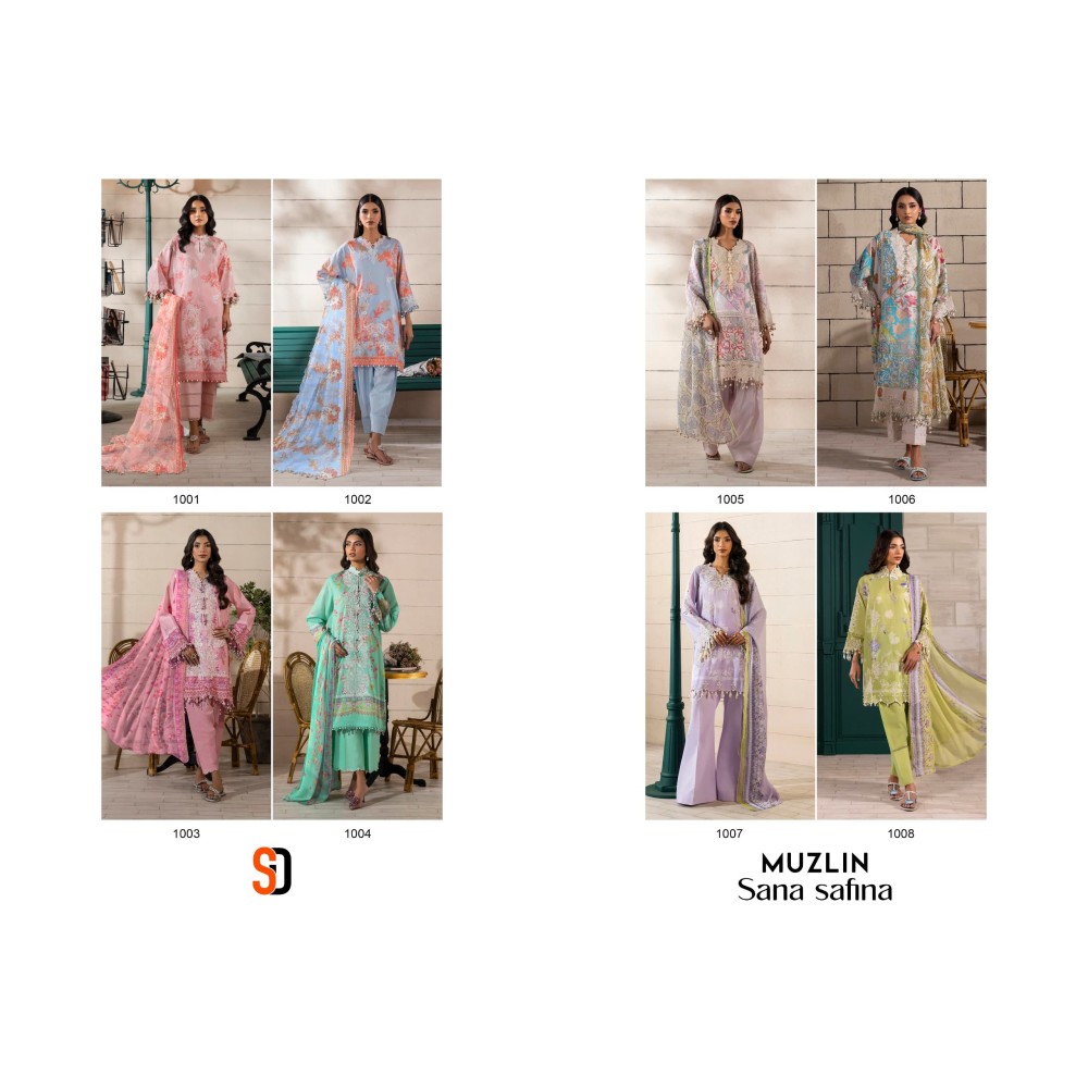 MUZLIN SANA SAFINAZ SHRADDHA (Cotton Dupatta)