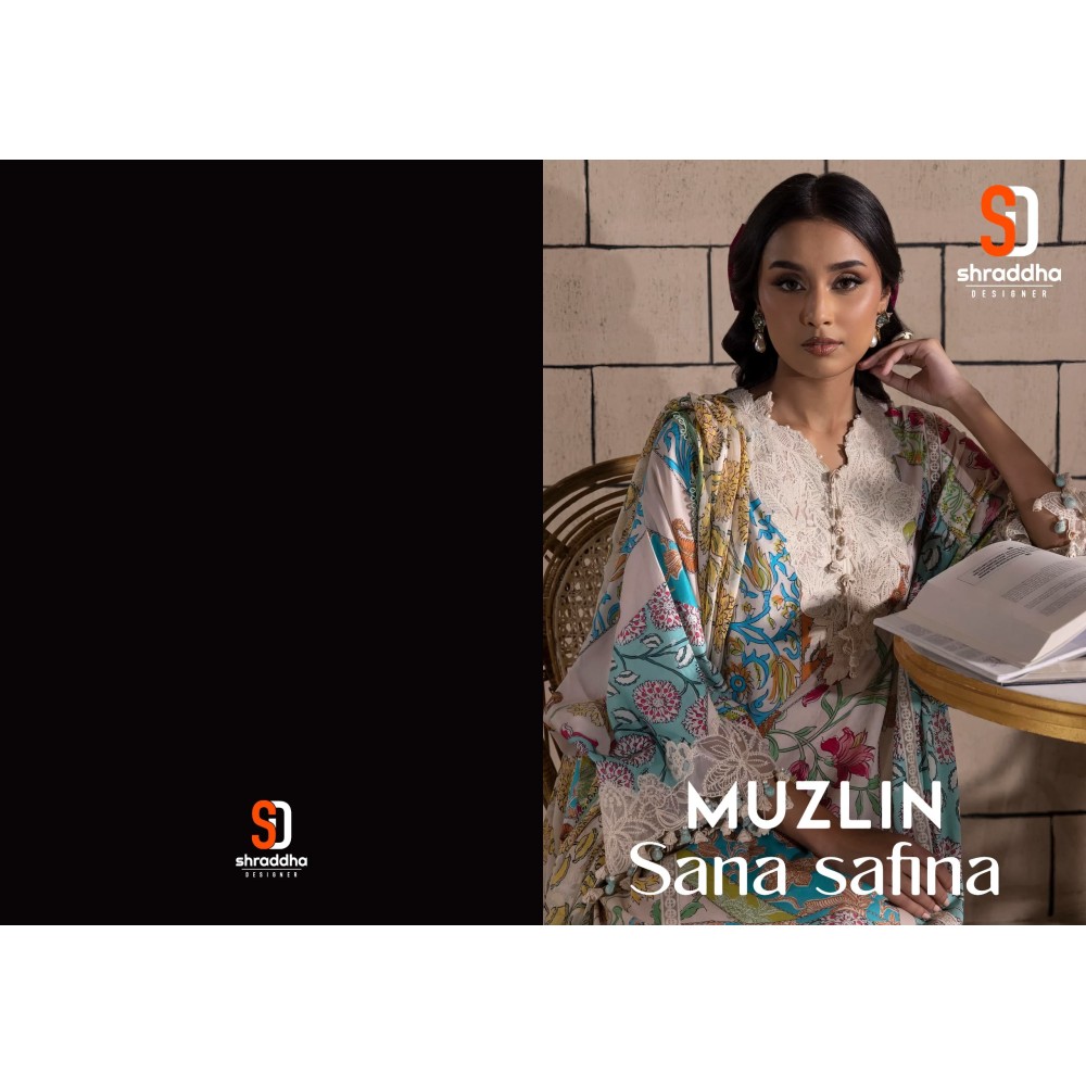 MUZLIN SANA SAFINAZ SHRADDHA (Cotton Dupatta)