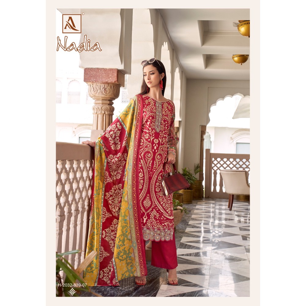 NADIA ALOK SUITS (Cotton Dupatta)