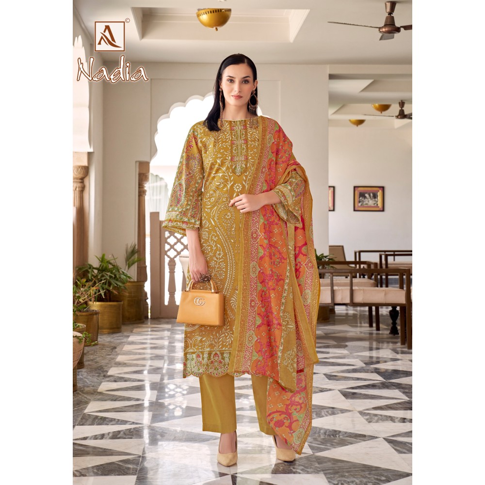 NADIA ALOK SUITS (Cotton Dupatta)