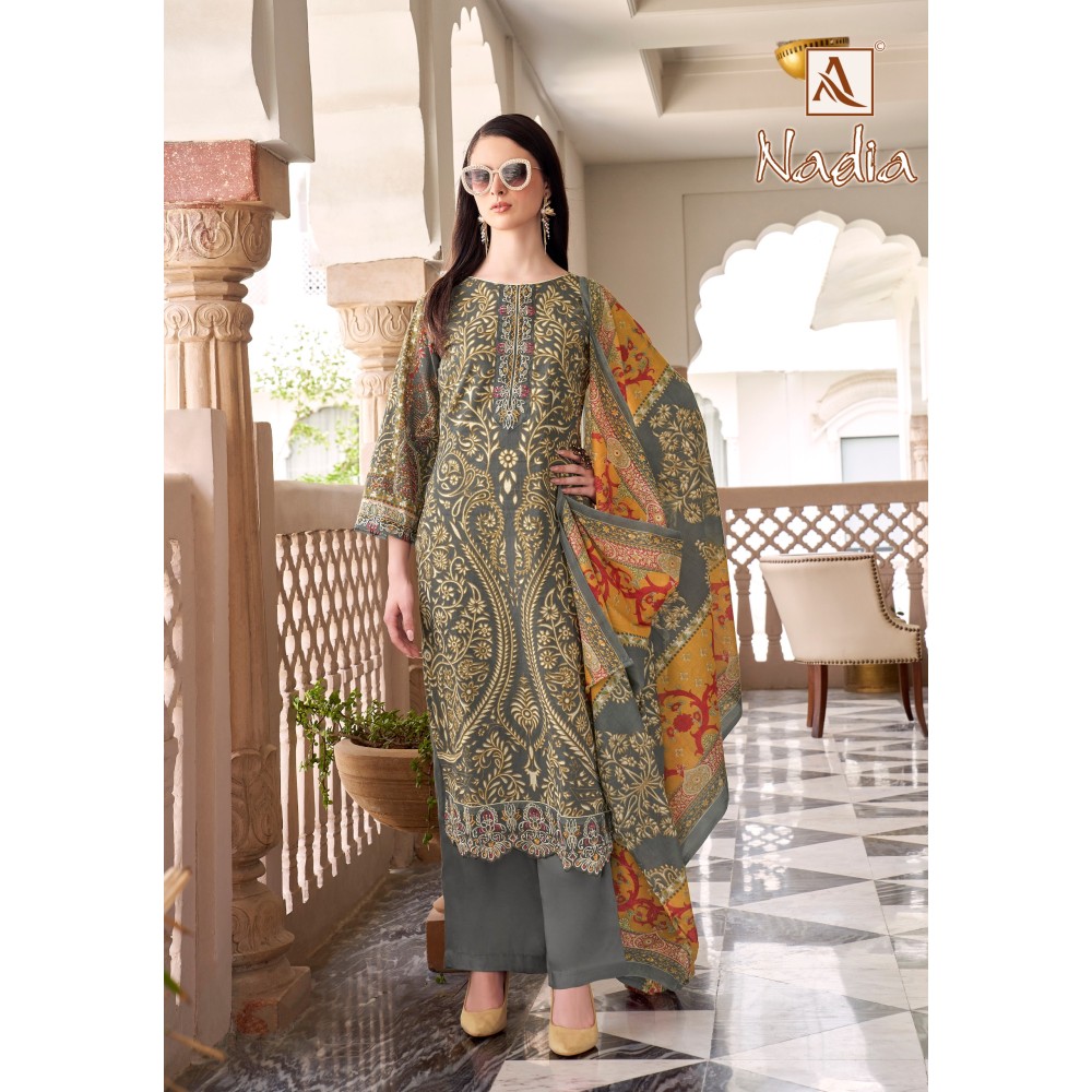 NADIA ALOK SUITS (Cotton Dupatta)
