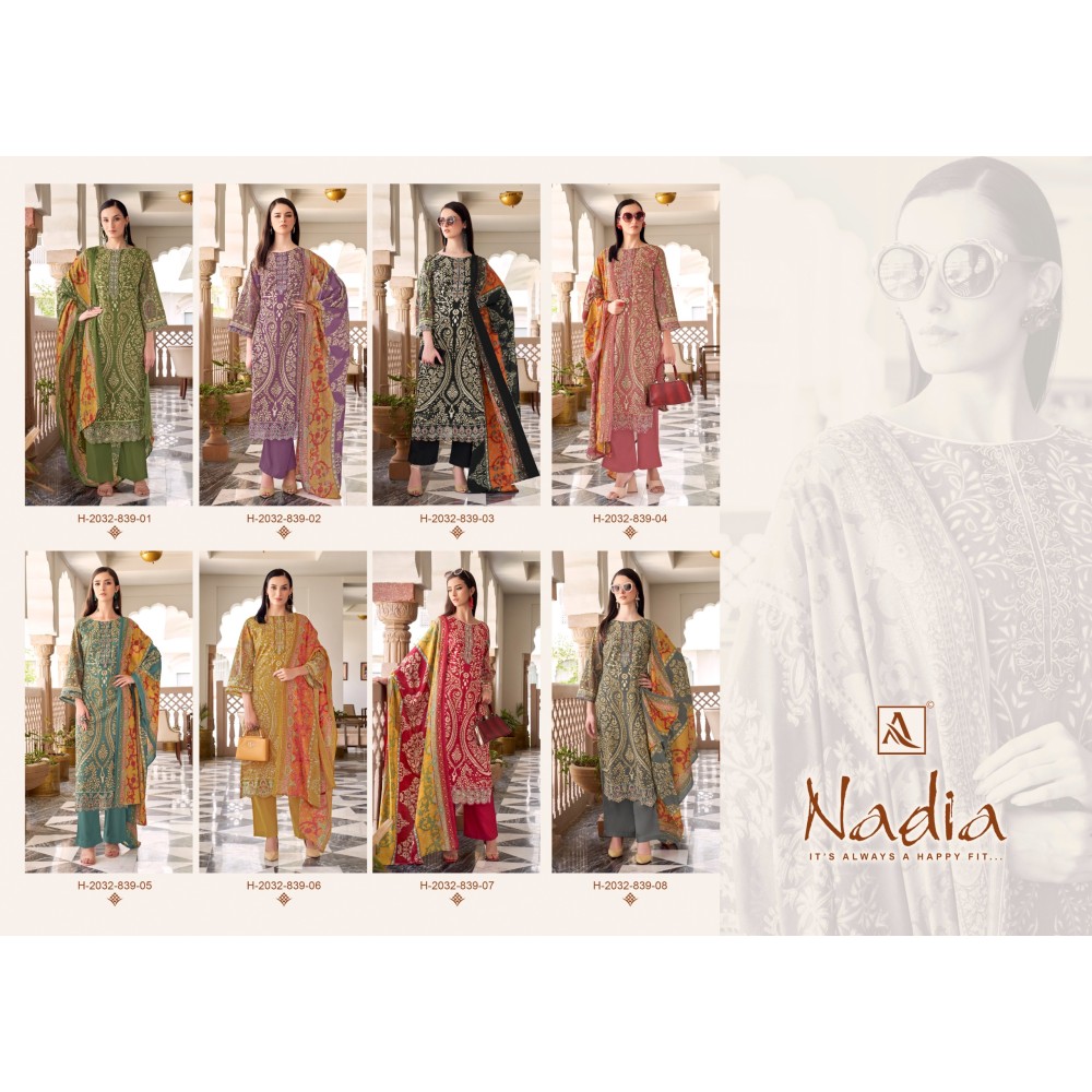 NADIA ALOK SUITS (Cotton Dupatta)