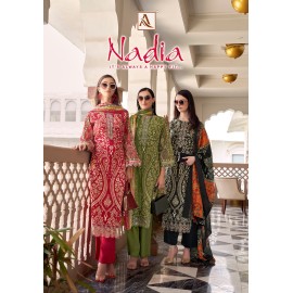 NADIA ALOK SUITS (Cotton Dupatta)