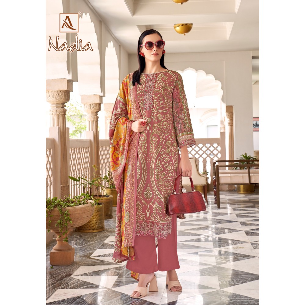 NADIA ALOK SUITS (Cotton Dupatta)