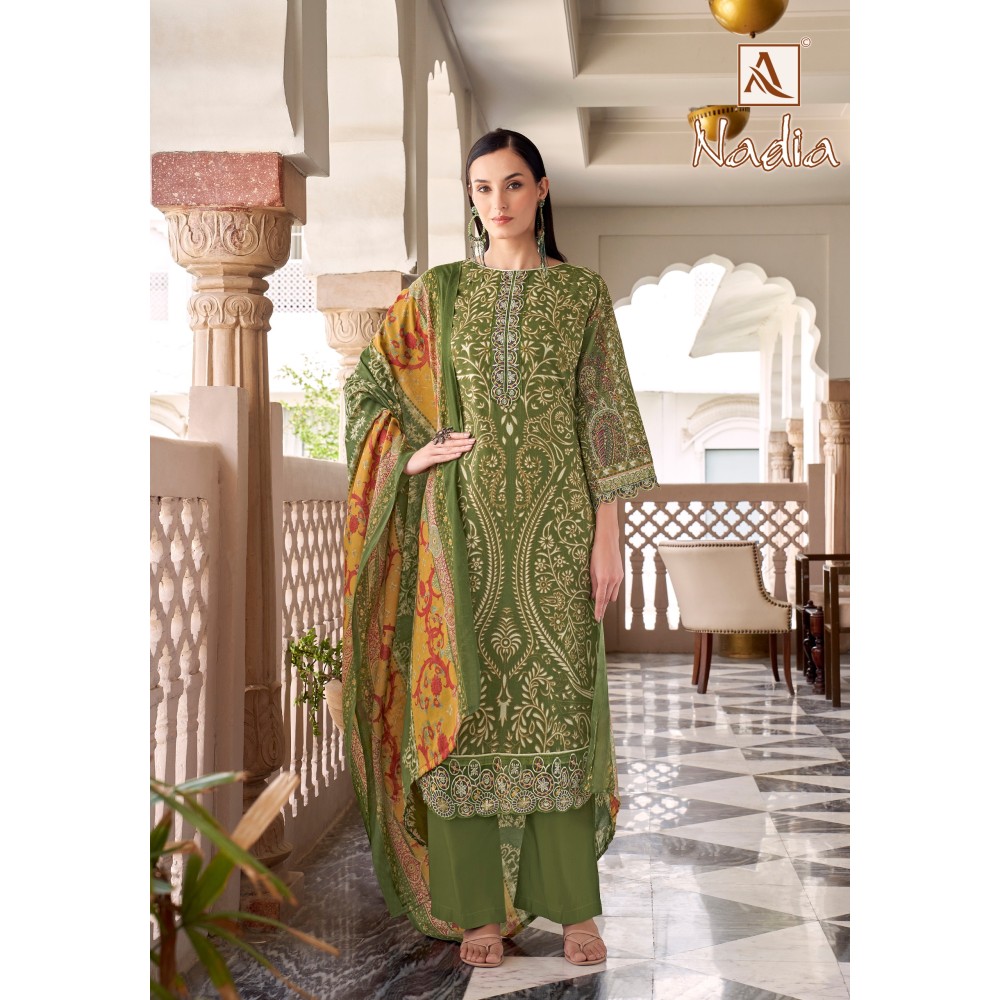 NADIA ALOK SUITS (Cotton Dupatta)