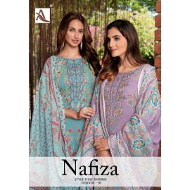 NAFIZA 5 ALOK SUITS (Cotton Dupatta)
