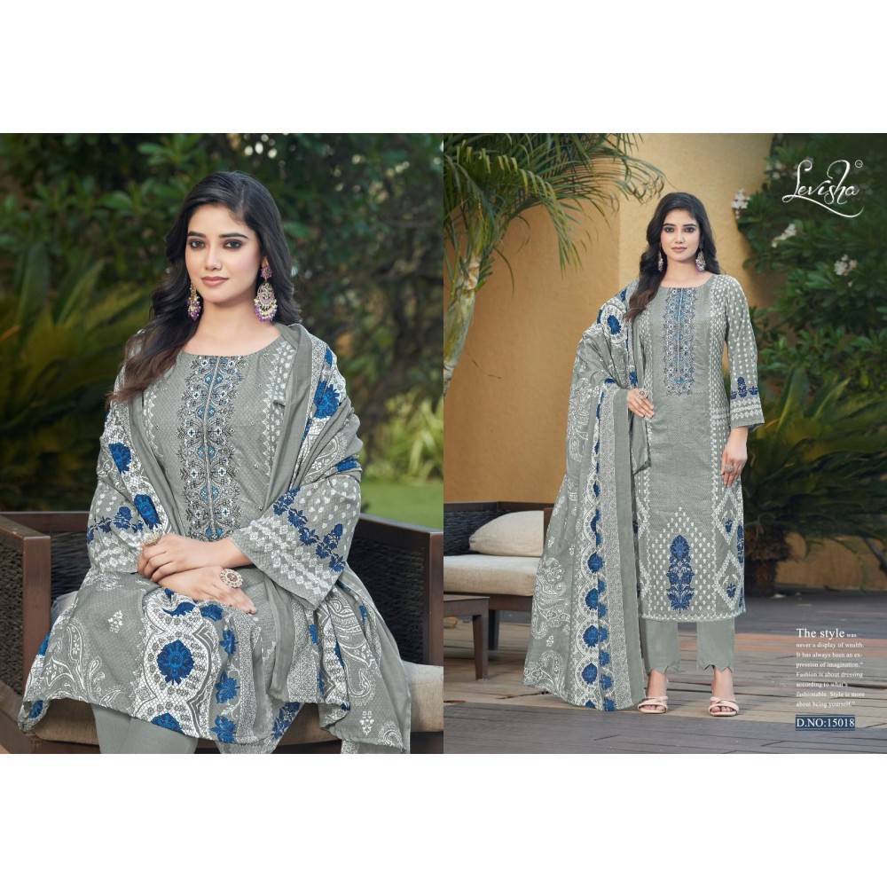 NAIRA NX VOL 15 LEVISHA (Cotton Dupatta)