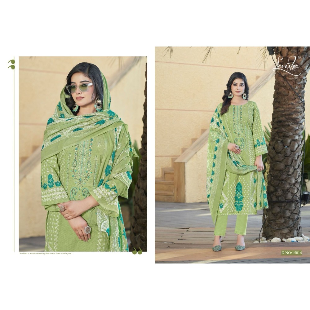 NAIRA NX VOL 15 LEVISHA (Cotton Dupatta)