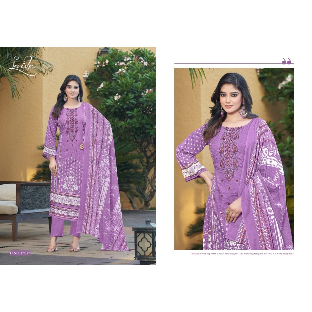 NAIRA NX VOL 15 LEVISHA (Cotton Dupatta)
