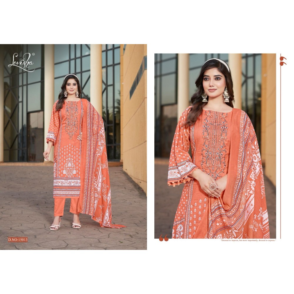 NAIRA NX VOL 15 LEVISHA (Cotton Dupatta)