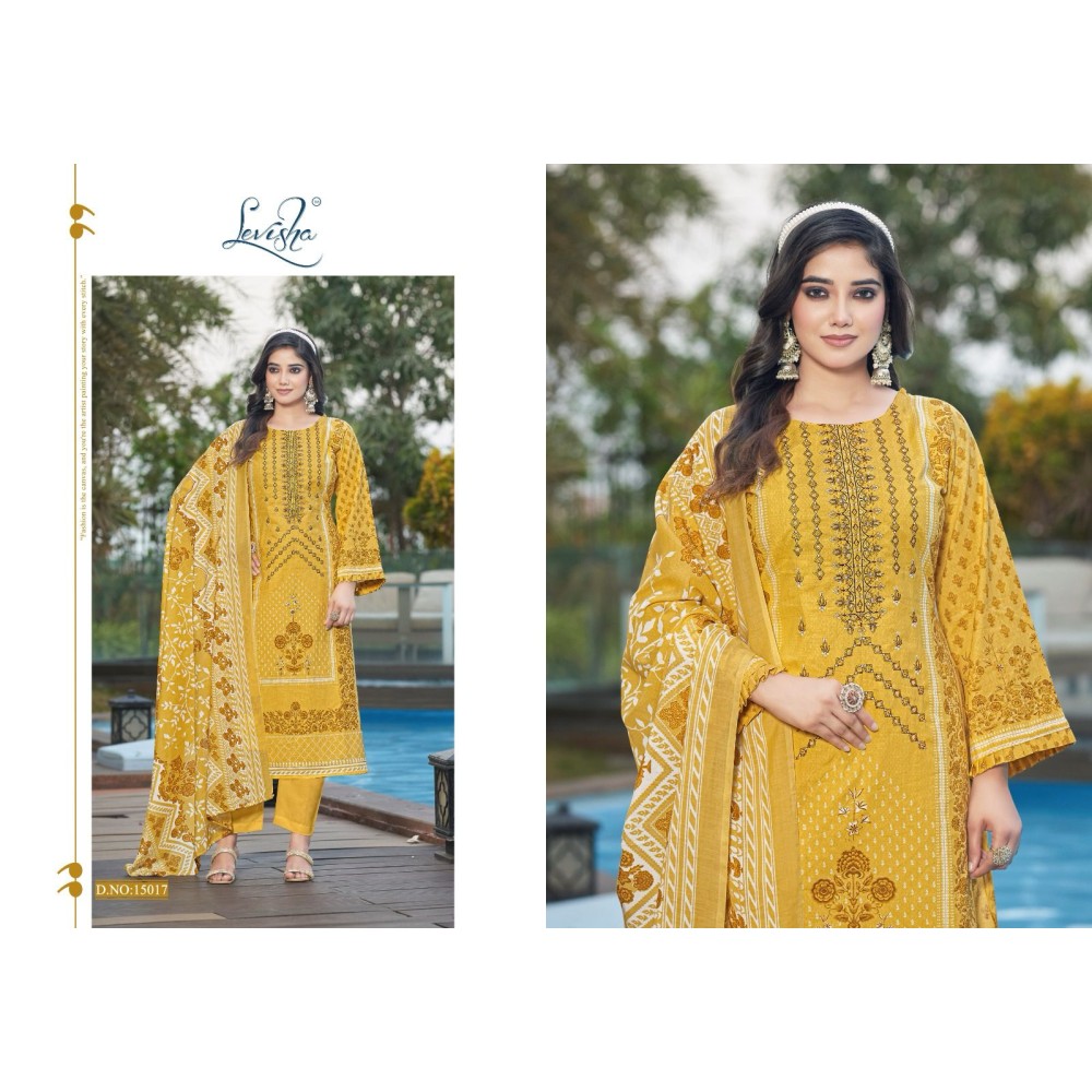 NAIRA NX VOL 15 LEVISHA (Cotton Dupatta)