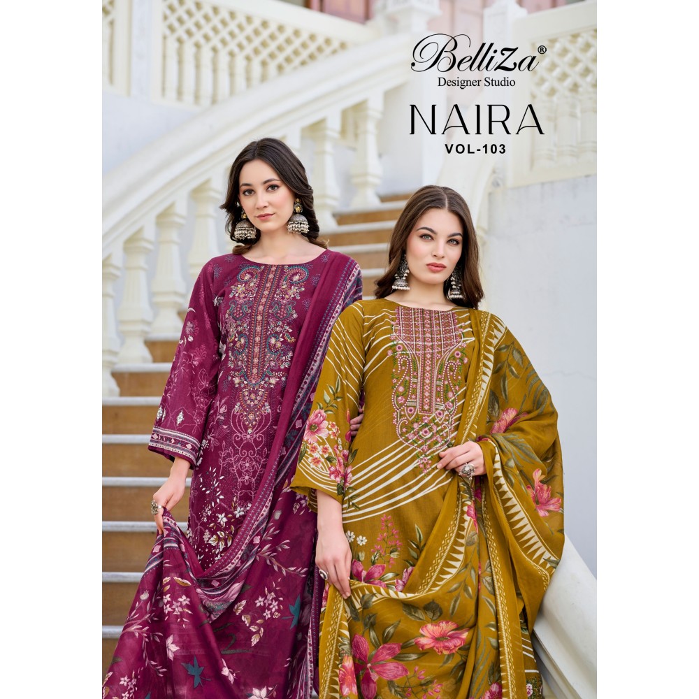 NAIRA VOL 103 BELLIZA (Cotton Dupatta)