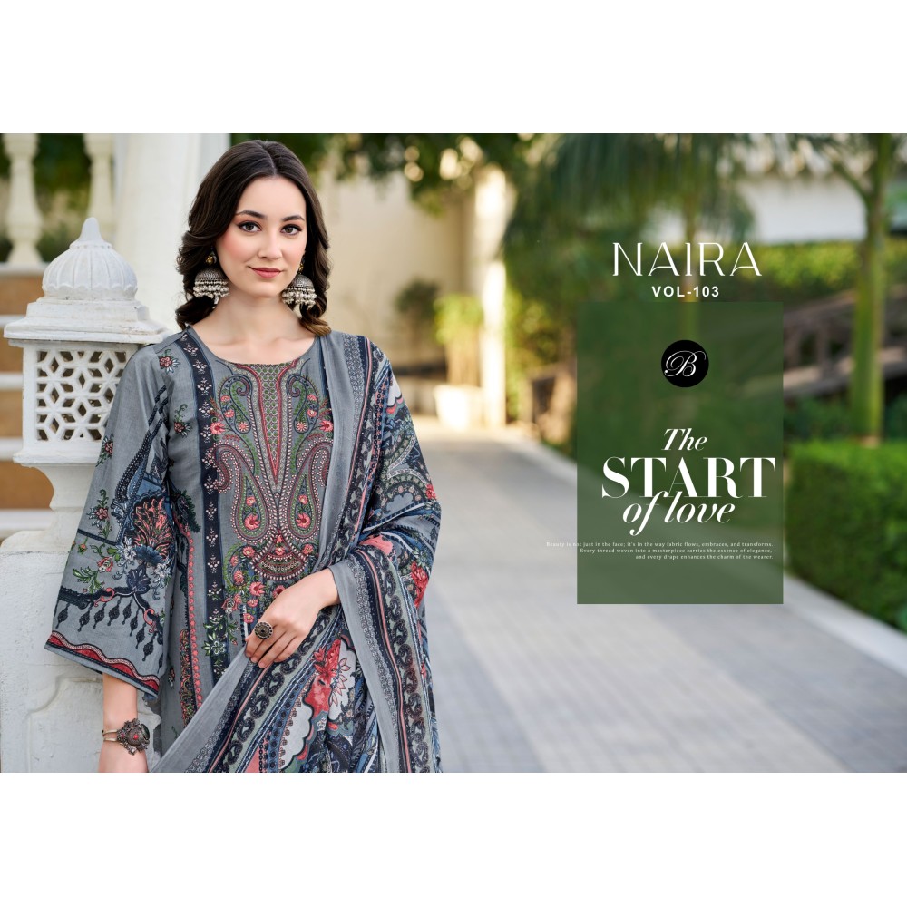 NAIRA VOL 103 BELLIZA (Cotton Dupatta)