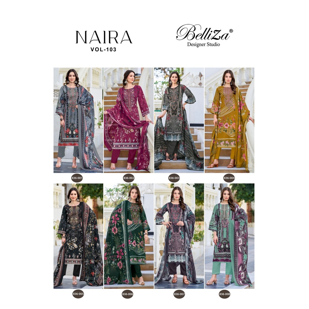 NAIRA VOL 103 BELLIZA (Cotton Dupatta)