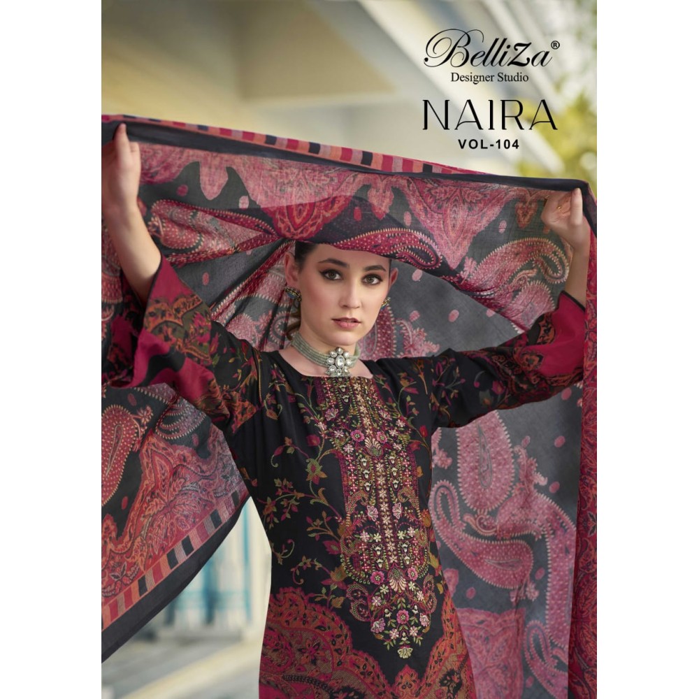 NAIRA VOL 104 BELLIZA (Cotton Dupatta)