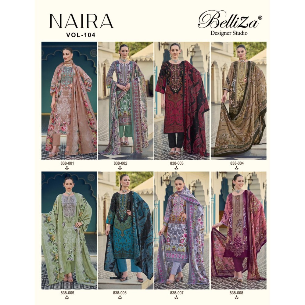 NAIRA VOL 104 BELLIZA (Cotton Dupatta)