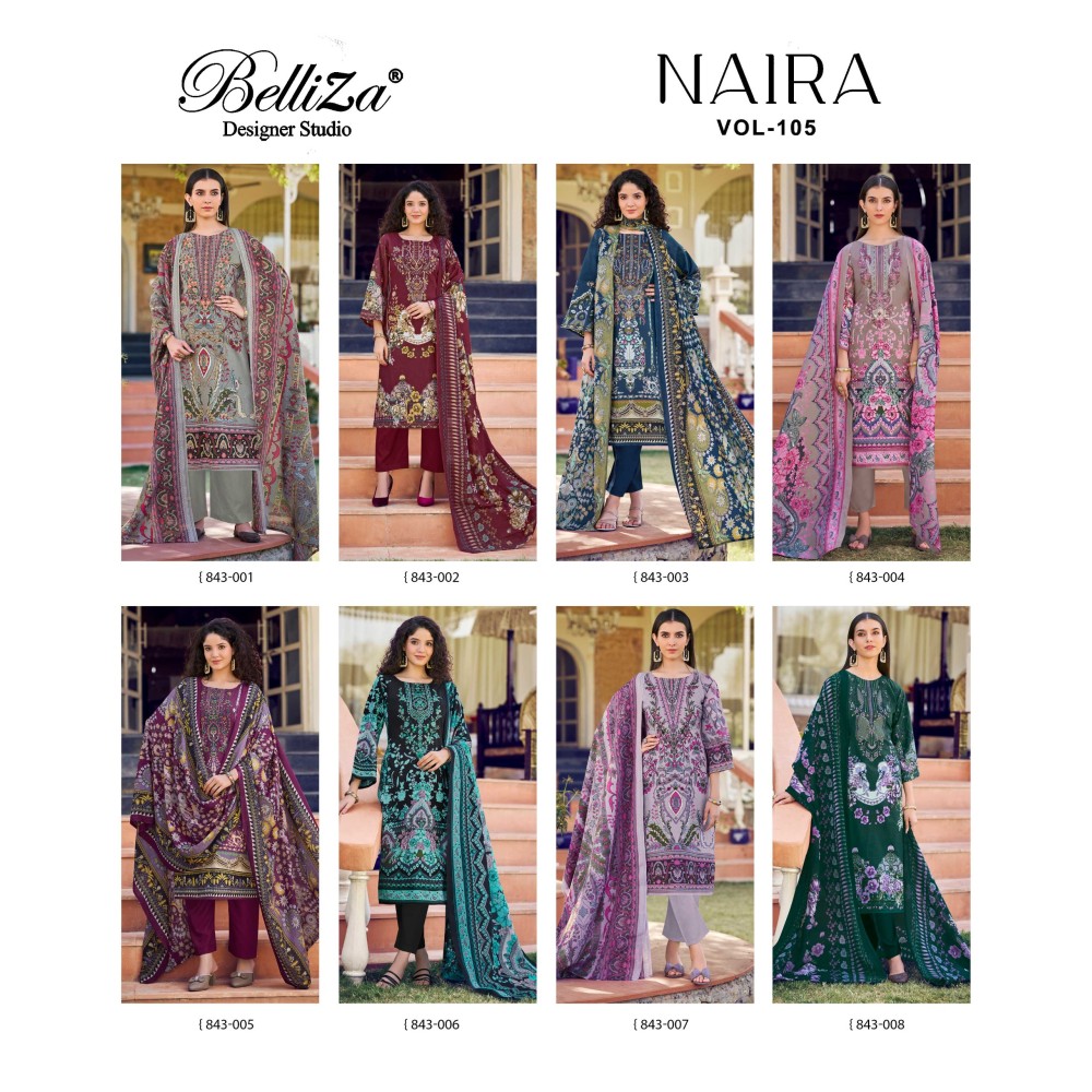 NAIRA VOL 105 BELLIZA (Cotton Dupatta)
