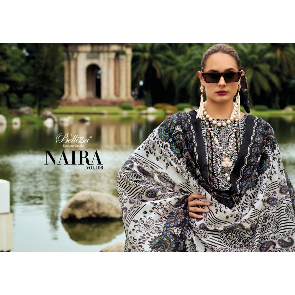 NAIRA VOL 108 BELLIZA (Cotton Dupatta)