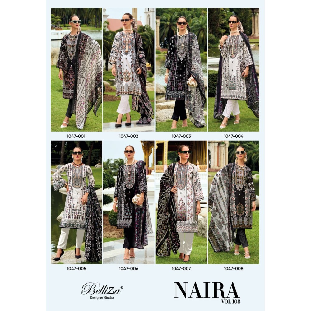 NAIRA VOL 108 BELLIZA (Cotton Dupatta)