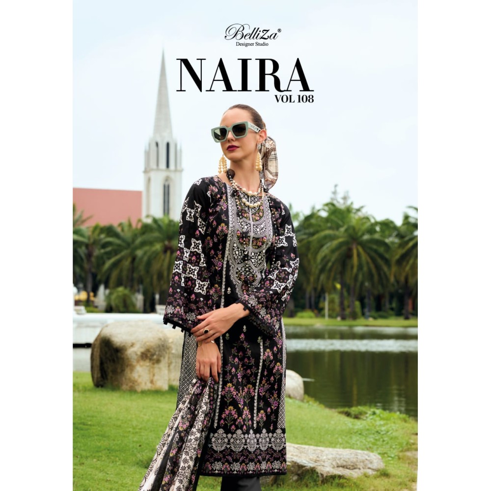 NAIRA VOL 108 BELLIZA (Cotton Dupatta)