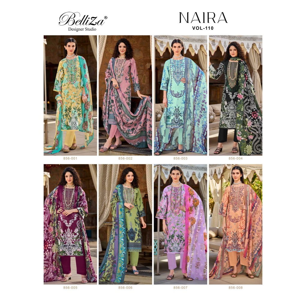 NAIRA VOL 110 BELLIZA (Cotton Dupatta)