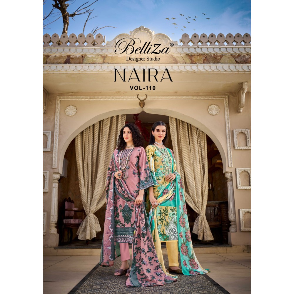 NAIRA VOL 110 BELLIZA (Cotton Dupatta)
