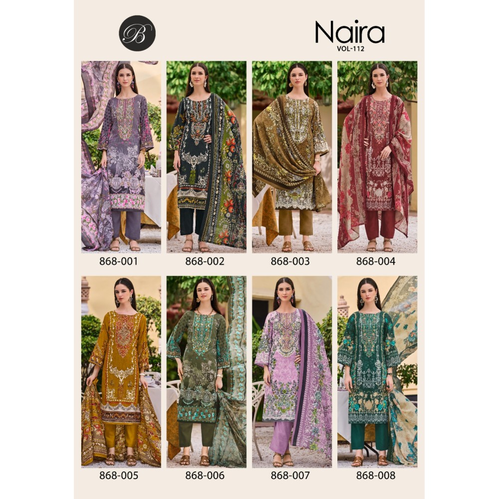 NAIRA VOL 112 BELLIZA (Cotton Dupatta)