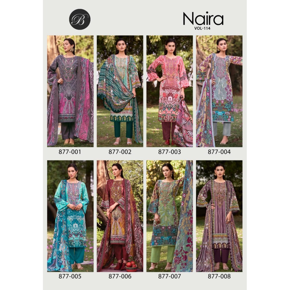 NAIRA VOL 114 BELLIZA (Cotton Dupatta)