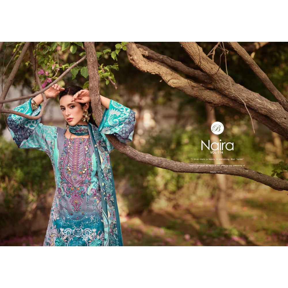 NAIRA VOL 114 BELLIZA (Cotton Dupatta)