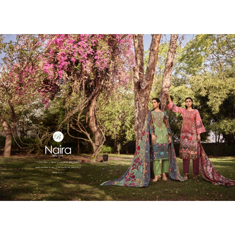 NAIRA VOL 114 BELLIZA (Cotton Dupatta)