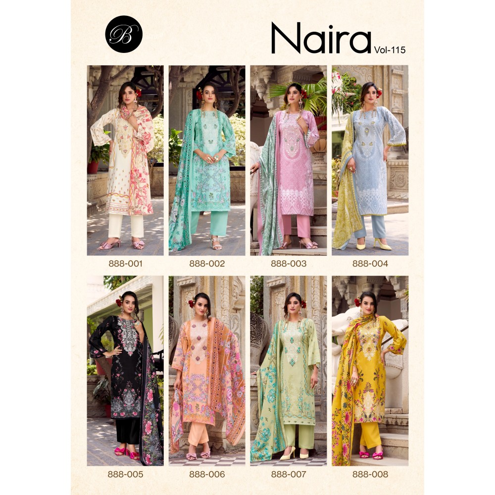 NAIRA VOL 115 BELLIZA (Cotton Dupatta)