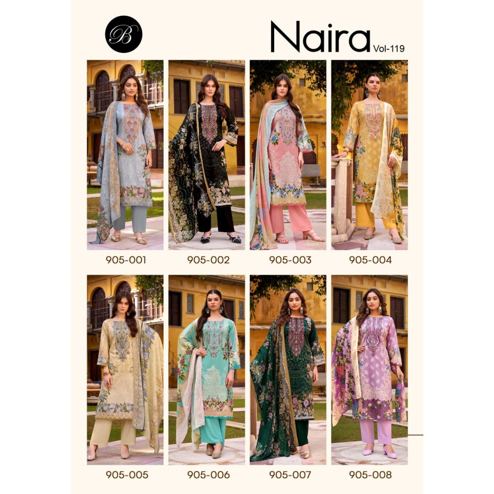 NAIRA VOL 119 BELLIZA (Cotton Dupatta)