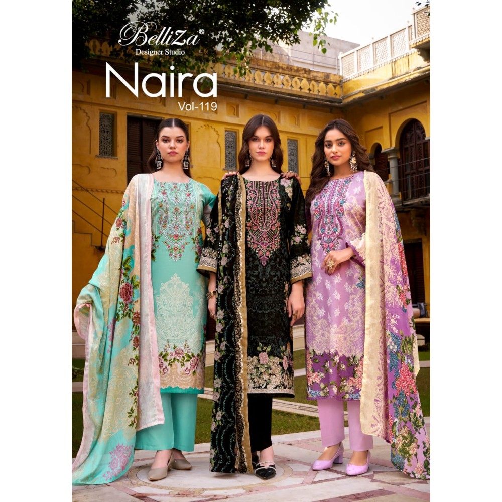 NAIRA VOL 119 BELLIZA (Cotton Dupatta)