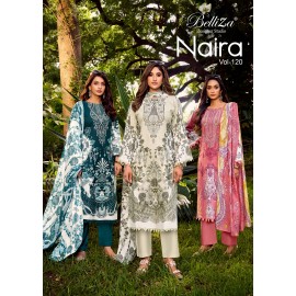 NAIRA VOL 120 BELLIZA (Cotton Dupatta)