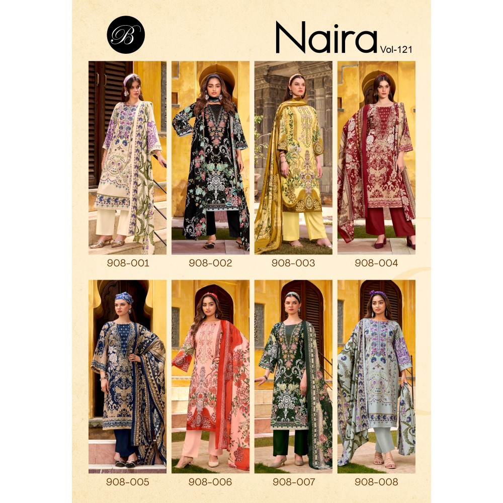 NAIRA VOL 121 BELLIZA (Cotton Dupatta)