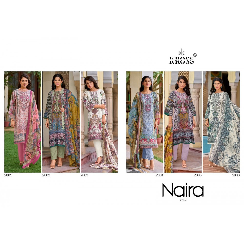 NAIRA VOL 2 BY KROSS (Cotton dupatta)