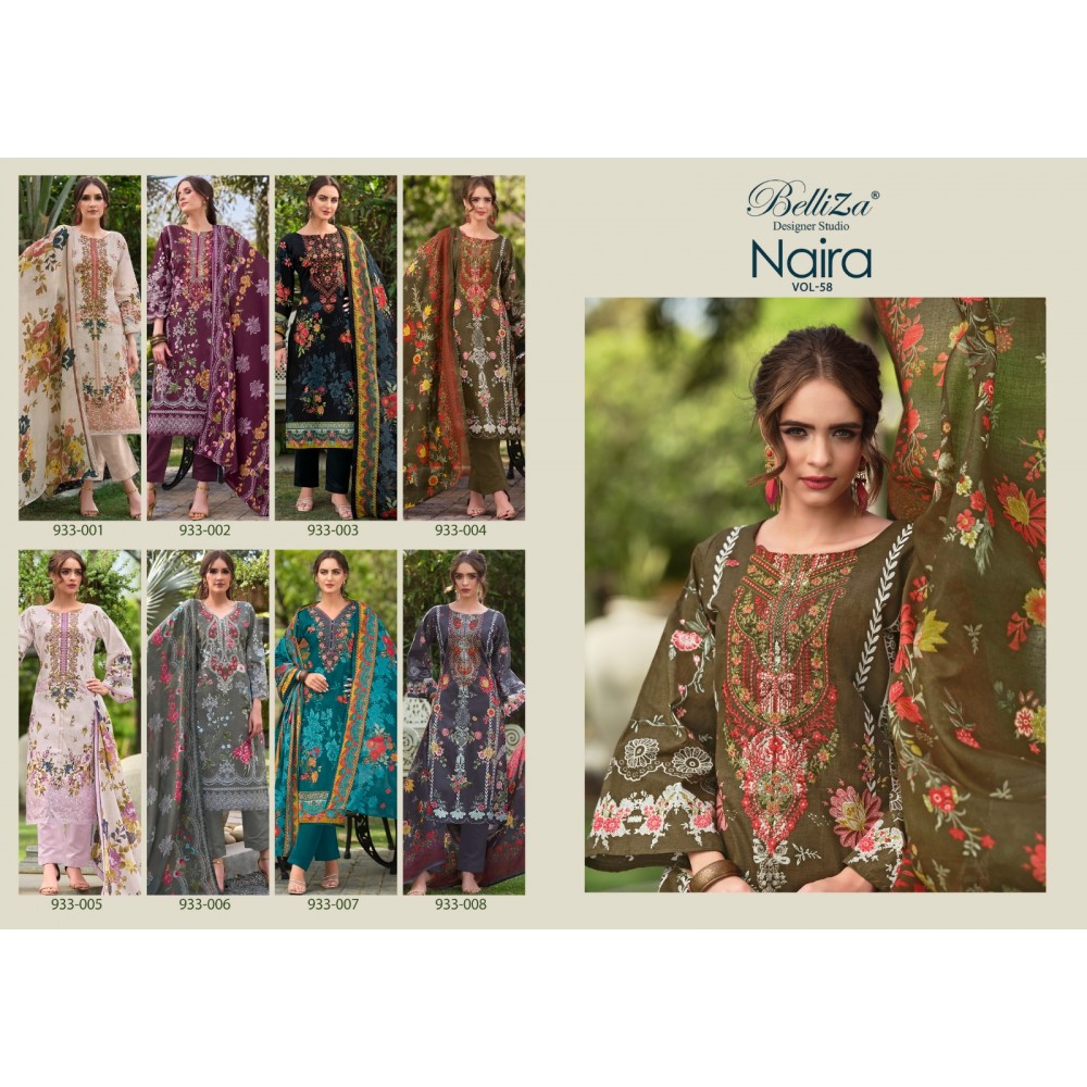 NAIRA VOL 58 BELLIZA (Cotton Dupatta)