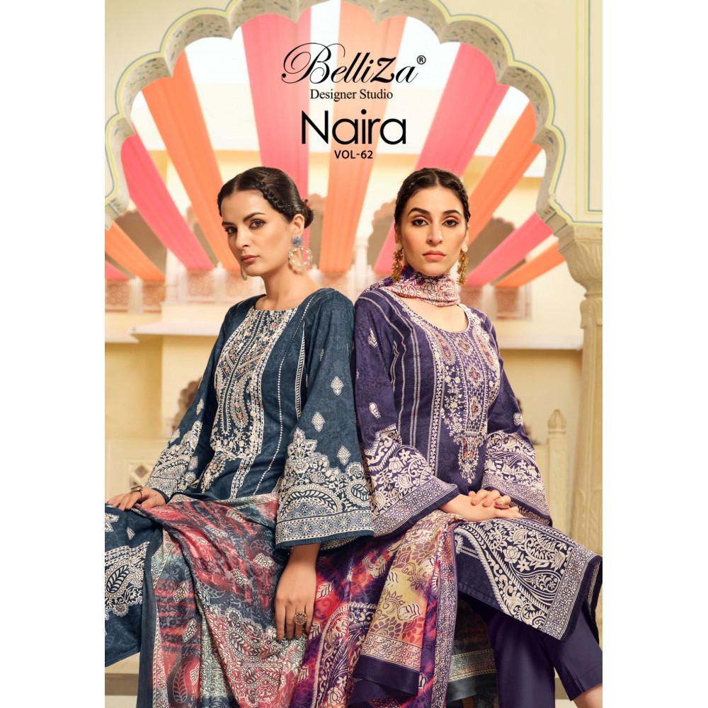 NAIRA VOL 62 BELLIZA (Cotton Dupatta)