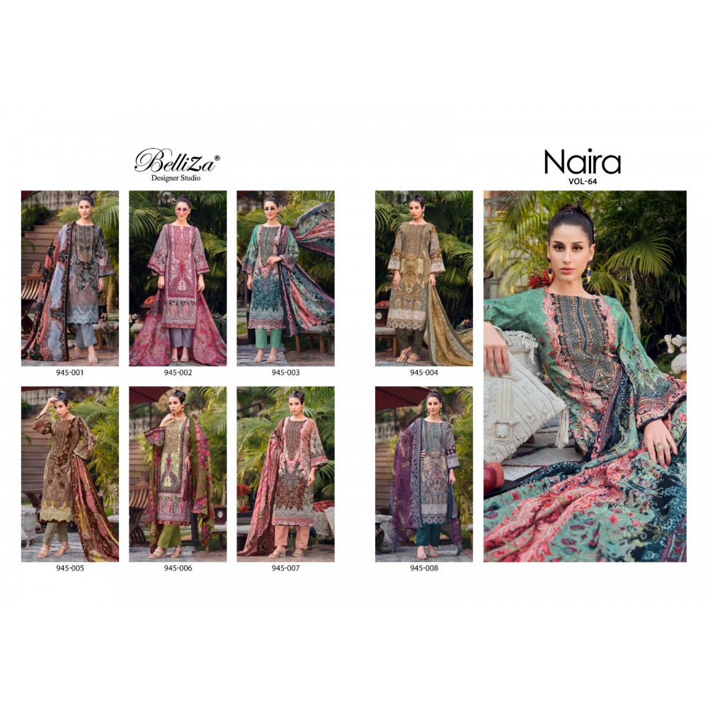 NAIRA VOL 64 BELLIZA (Cotton Dupatta)