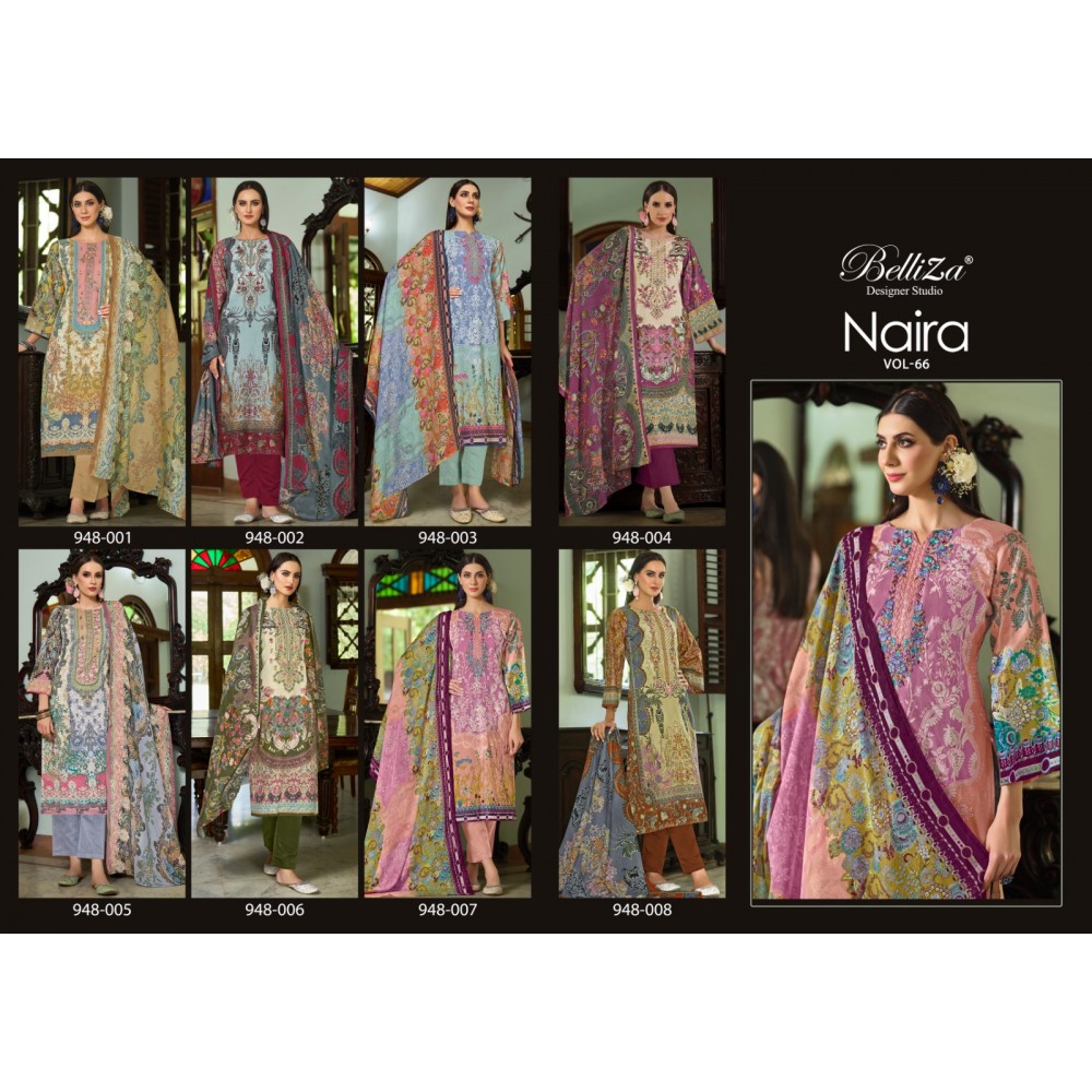 NAIRA VOL 66 BELLIZA (Cotton Dupatta)