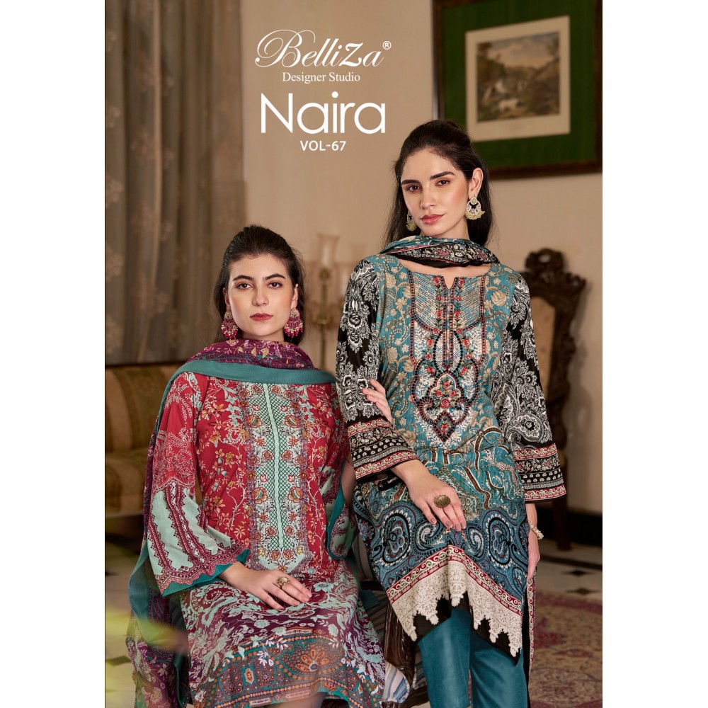 NAIRA VOL 67 BELLIZA (Cotton Dupatta)