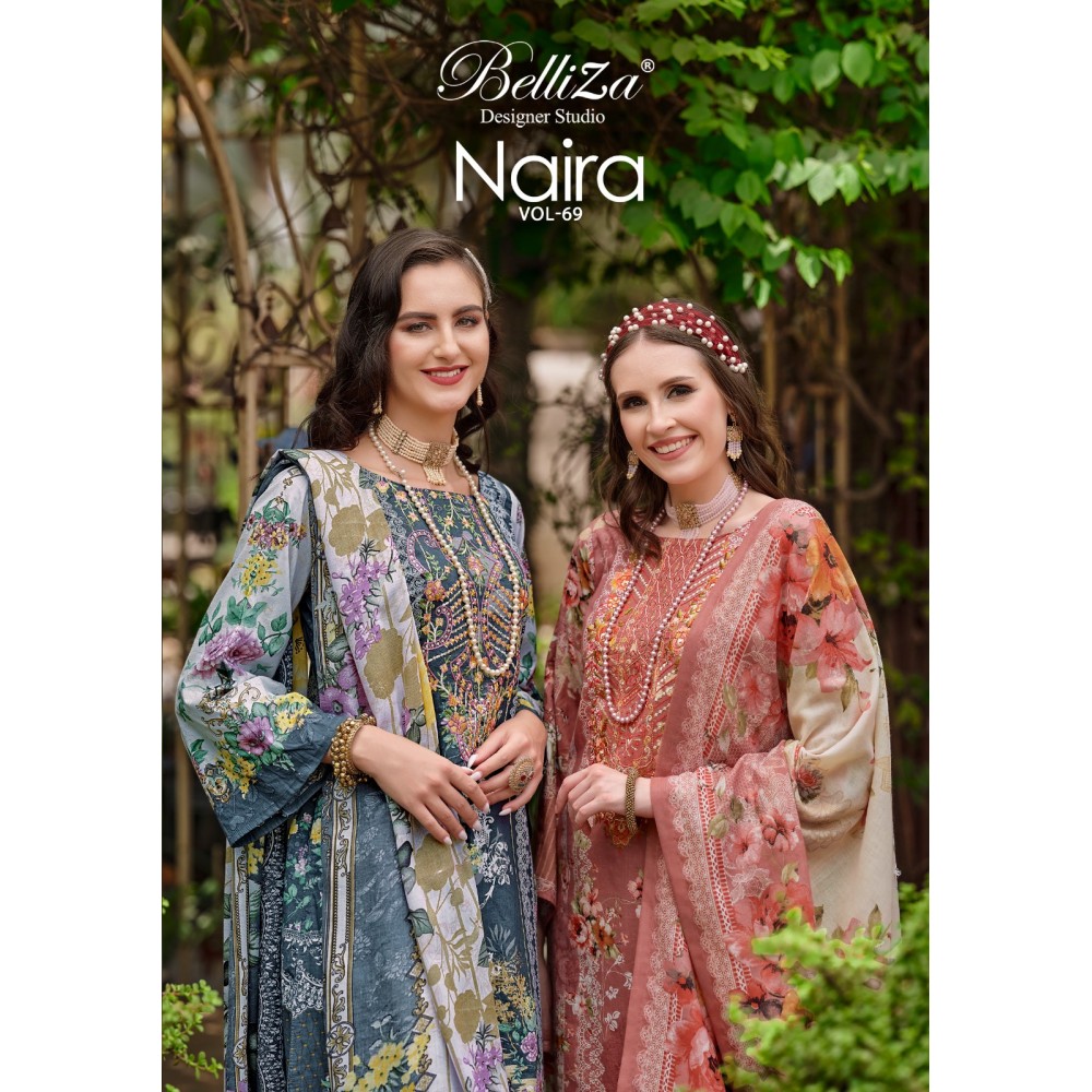 NAIRA VOL 69 BELLIZA (Cotton Dupatta)